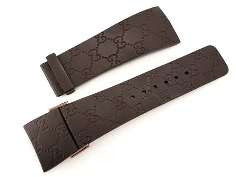 gucci watch brown rubber strap|gucci rubber watch strap replacement.